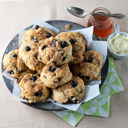 Blueberry Maple Drop Biscuits