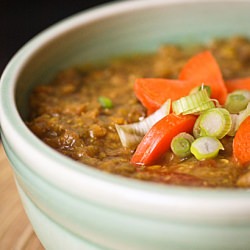 Curried Mung Bean Soup