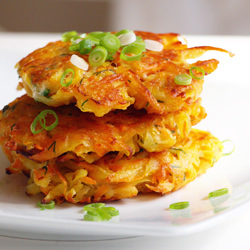 Yam and Potato Pancakes