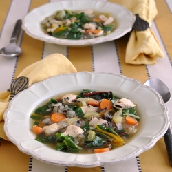 Chicken Soup w/Wild Rice