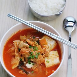 Kimchi Tofu Soup