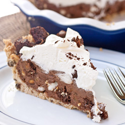 Rocky Road Brownie Pudding Pie