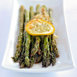 Baked Asparagus with Lemon