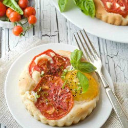 Gluten Free Caprese Tarts