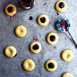 Goat Cheese Thumbprint Cookies