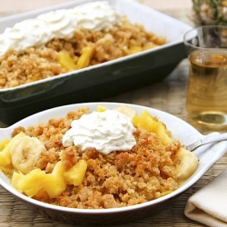 Fresh Pineapple Crumble