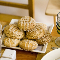 Whole Wheat Maple Oatmeal Scones