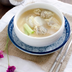 Clam & Radish Egg Drop Soup