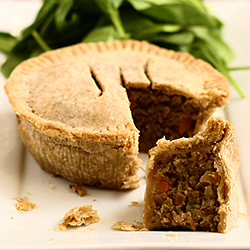 Chestnut-Mushroom Tourtiere