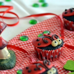 Ladybug Cupcakes