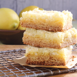 Lemon Chess Cake Bars