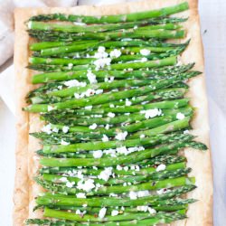 Asparagus Tart and Yogurt Soup