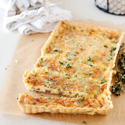 Pancetta & Chive Quiche