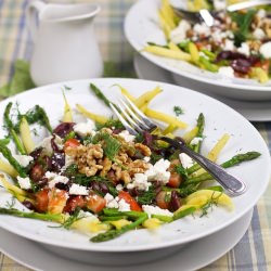 Wax Beans and Asparagus Salad