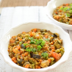 Moroccan Vegetable and Lentil Stew