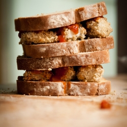 Fish finger butty