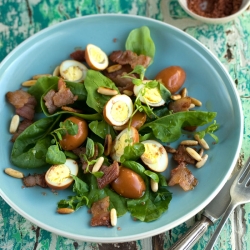 Quail Egg Salad