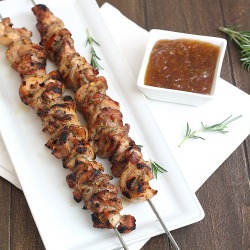 Grilled Rosemary Chicken Kebabs