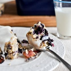 Blueberry Bacon Breakfast Cake