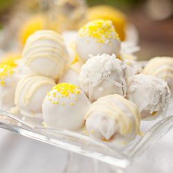 Lemon Cookie-Coconut Truffles