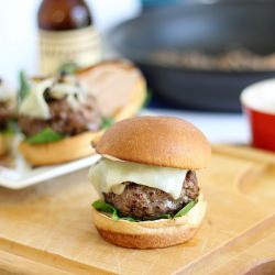 Mushroom Swiss Sliders