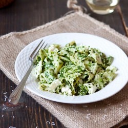 Pasta with Kale Sauce