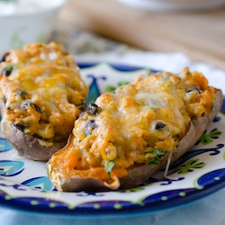 Southwestern Stuffed Sweet Potatoes