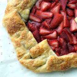 Rustic Strawberry Tart