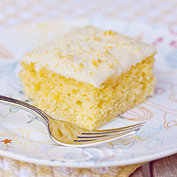 Tangerine Sheet Cake