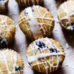 Little Lemon-Blueberry Cakes