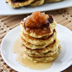 Quinoa Cakes with Apple Sauce