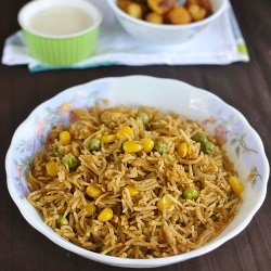 Corn Peas Pulao