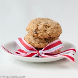 Pb Chocolate Oat Cookies