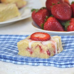 Strawberry Lemon Cookie Bars