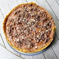 No Bake Nutella Cheesecake