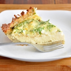 Potato Crusted Quiche