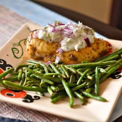 Chicken with Tzatziki Sauce