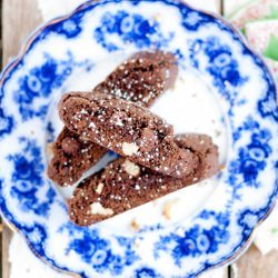 Chocolate Walnut Biscotti