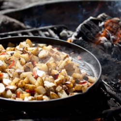 Campfire Breakfast Potaotes