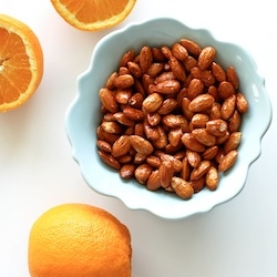 Orange Vanilla Almonds