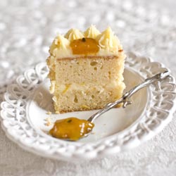 Delicate orange cake