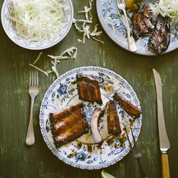 barbecued ribs