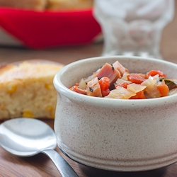 Country Ham & Collard Green Chowder