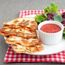 Cheesy Pizza Quesadilla