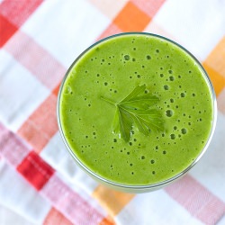 Tropical Blast Green Monster Smoothie