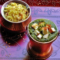 Spinach with Paneer