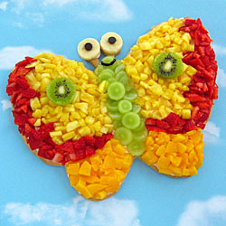 Butterfly Fruit Pizza