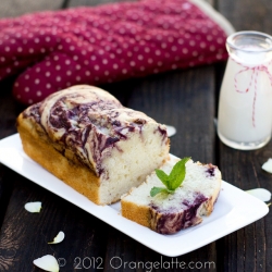 Blackberry Swirl Pound Cake