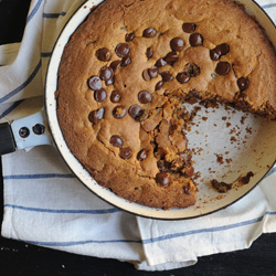 GF Chocolate Chip Skillet Cookie