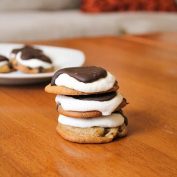 S’more Chocolate Chip Cookies